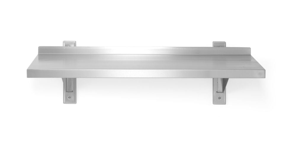 Étagère murale réglable, simple, avec 2 supports - HENDI