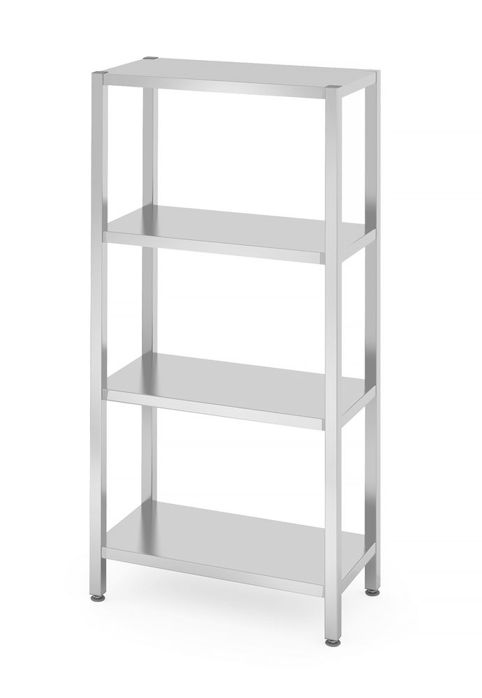 Rack de stockage avec 4 étagères pleines – vissé - HENDI
