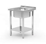 Table d’évier avec étagère, vissée - HENDI