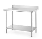 Table de travail avec dosseret - HENDI