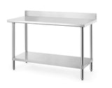 Table de travail avec dosseret - HENDI