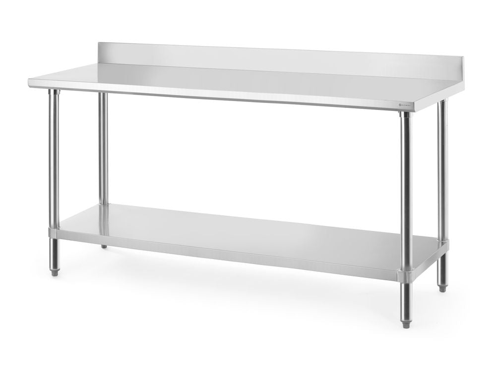 Table de travail avec dosseret - HENDI