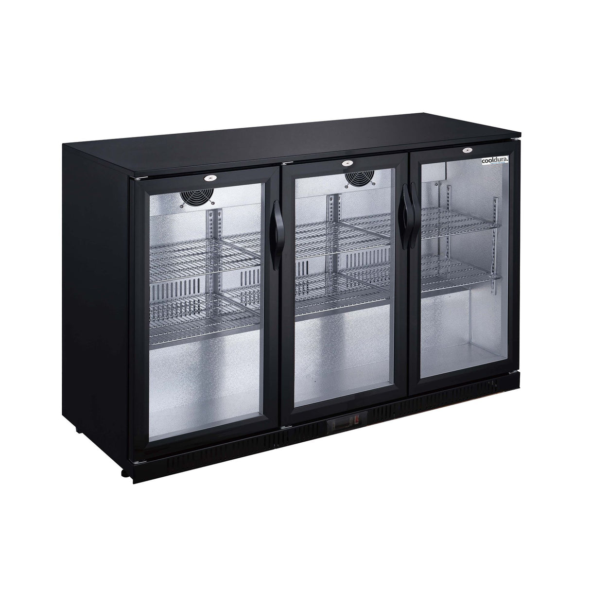 Réfrigérateur de bar avec 3 portes vitrées - 320 litres - CBB3D