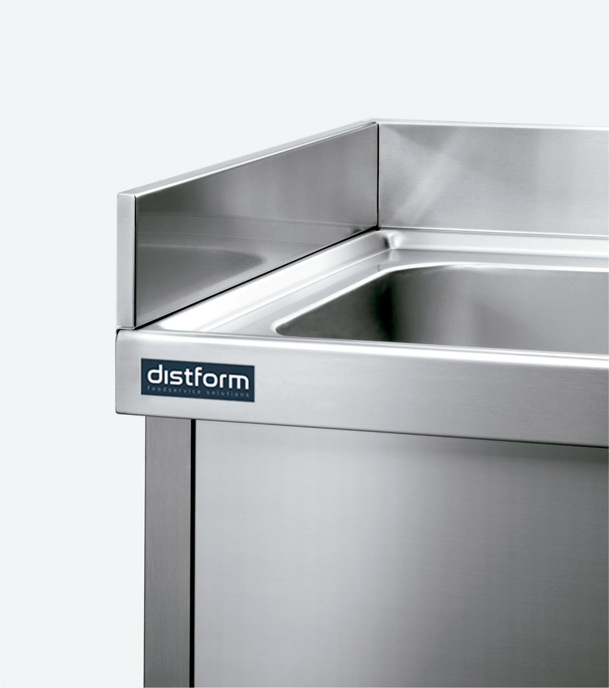Dosseret latéral amovible pour plonge de 600 à droite- DISTFORM - CPE00001