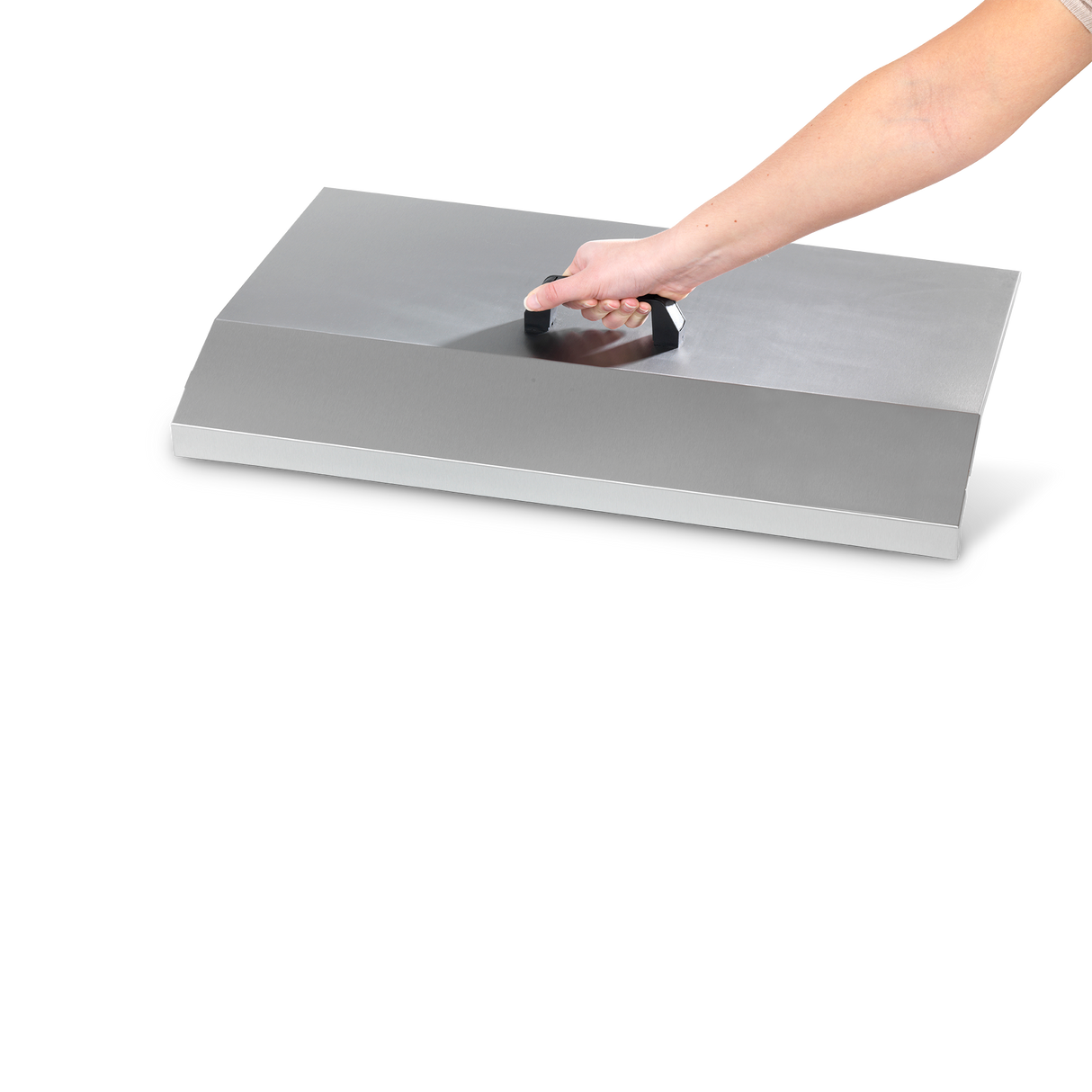 Capot inox pour plancha électrique GECII2 et plancha gaz GGCIO2 - KRAMPOUZ