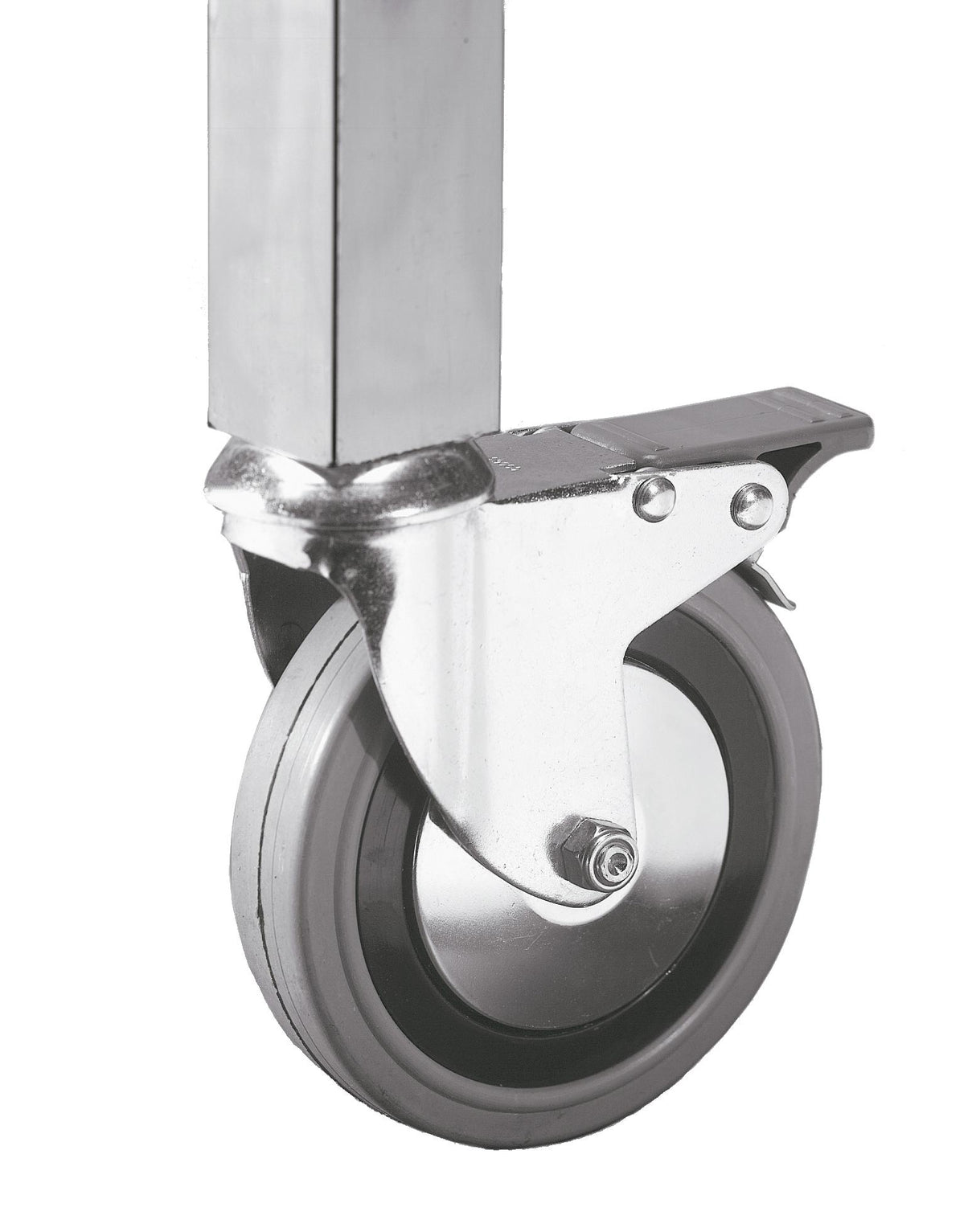 4 roulettes dont 2 avec frein pour tables hauteur 600 mm- DISTFORM - F0026312