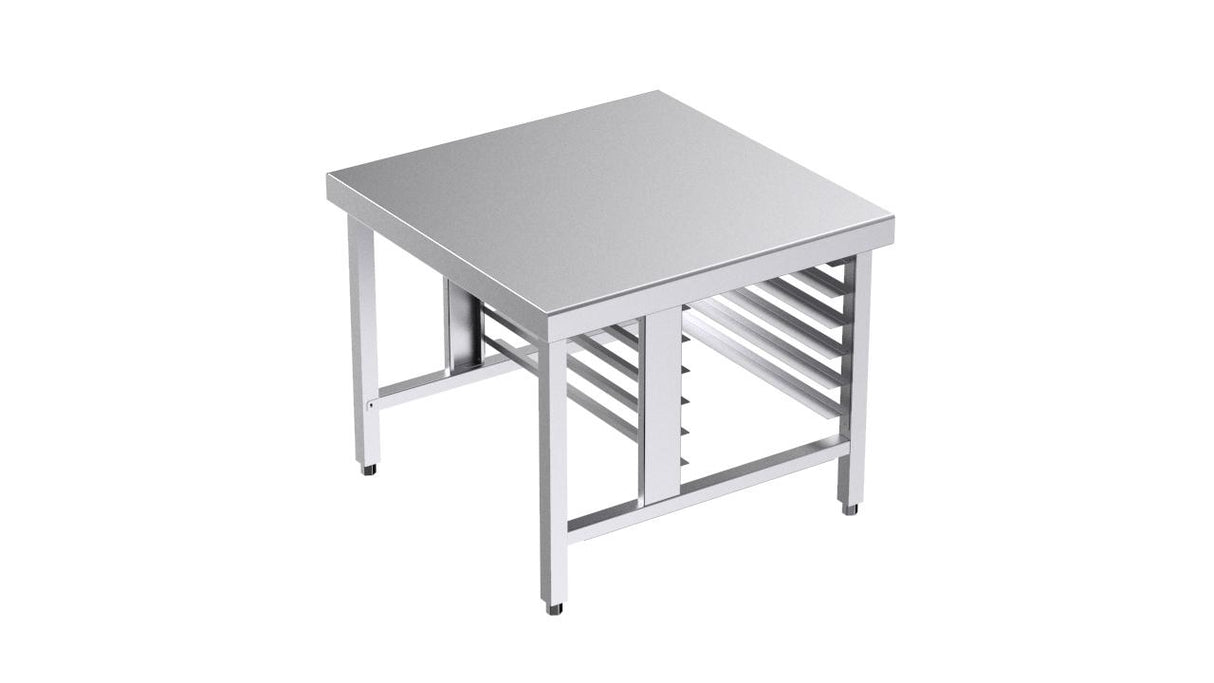 Table de support pour four avec 6 glissières 600x400 850x850x700- DISTFORM - F0050222