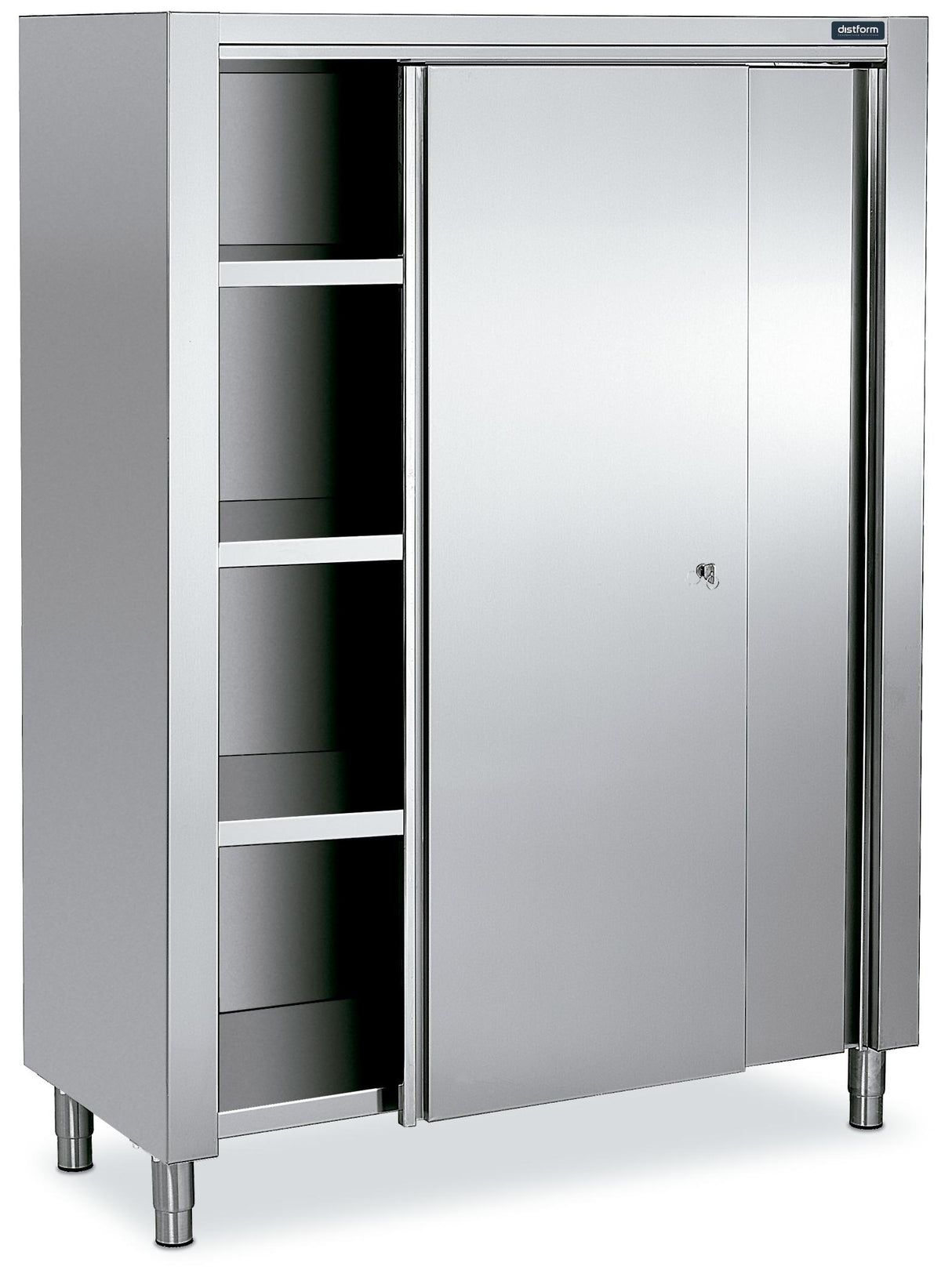Armoire haute 2 portes coulissantes 1400x600x1900- DISTFORM - F0240002