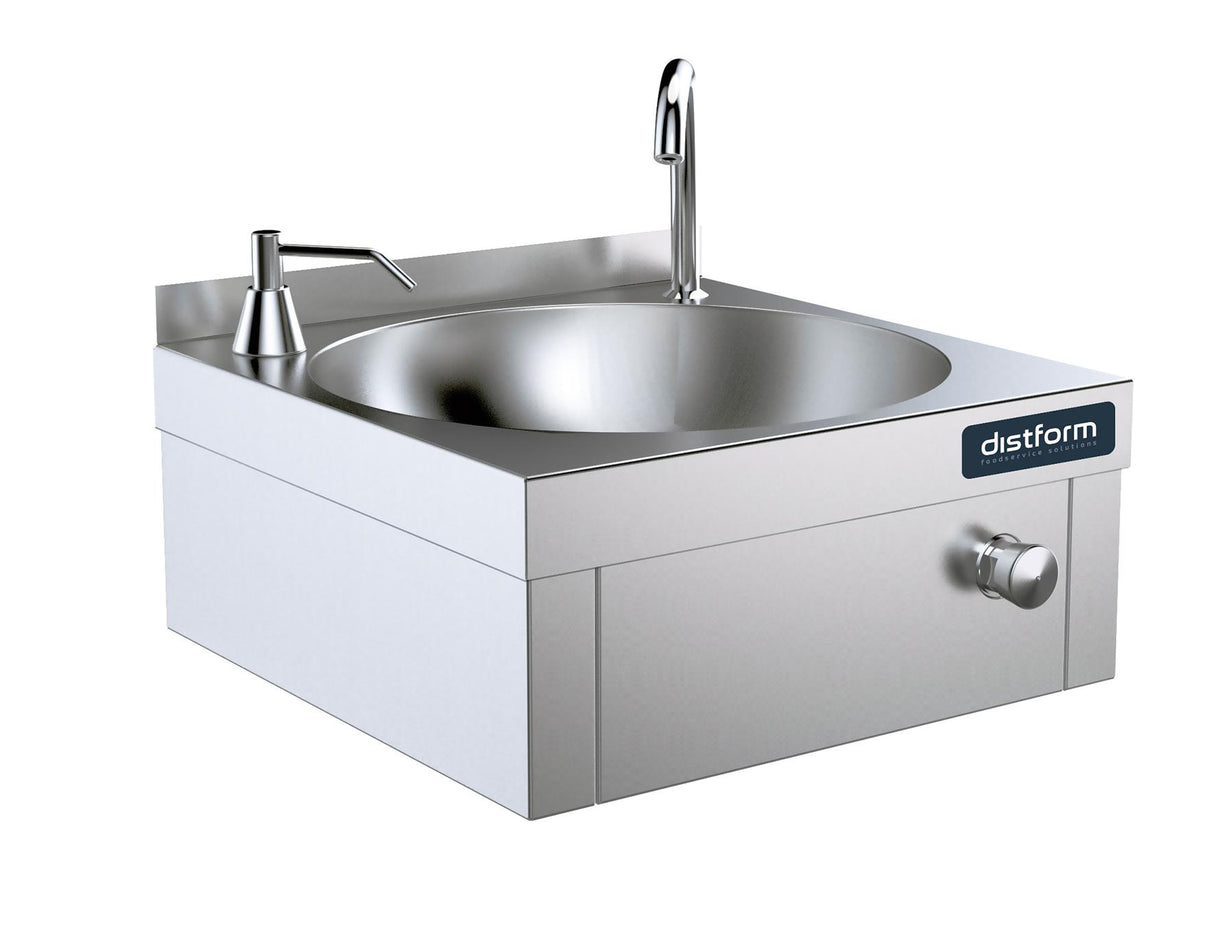 Lave-mains mural 350x315x120 avec robinet à bec pivotant- DISTFORM - F0253000