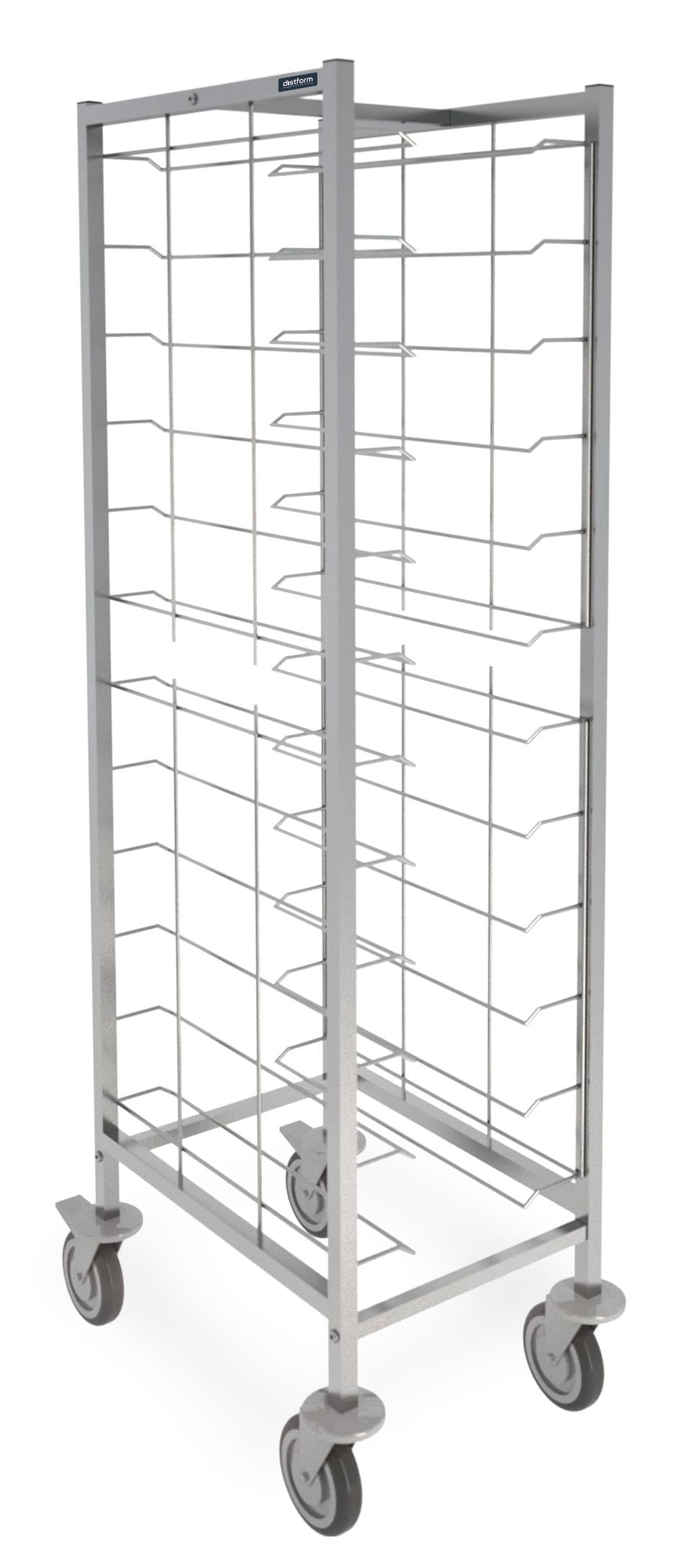 Chariot à plateaux simple ouvert 565x650x1720 (12 paires de glissières)- DISTFORM - F0261101