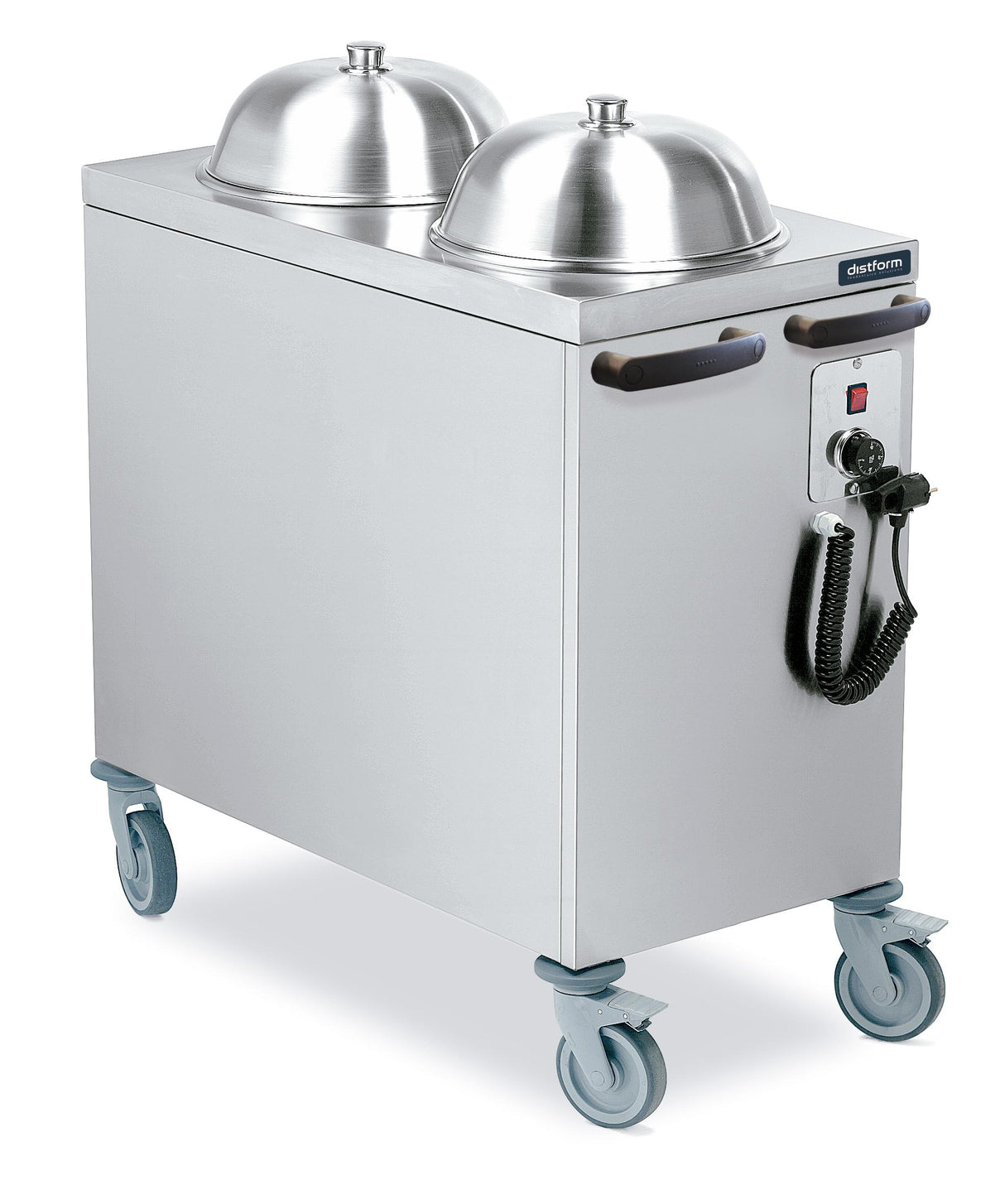 Chariot distributeur d'assiettes chaudes 990x540x900 (130 assiettes)- DISTFORM - F0420311
