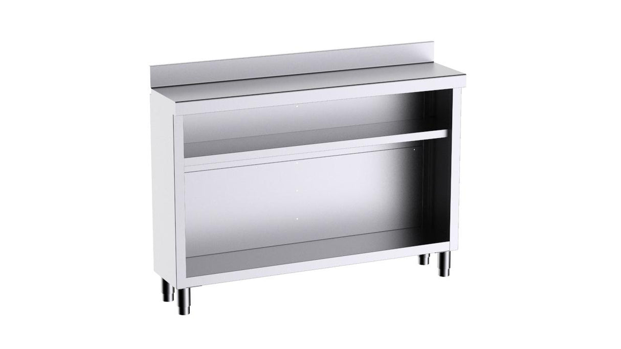 Table comptoir 1500x350x1050 1 étagère intermédiaire- DISTFORM - F3010003