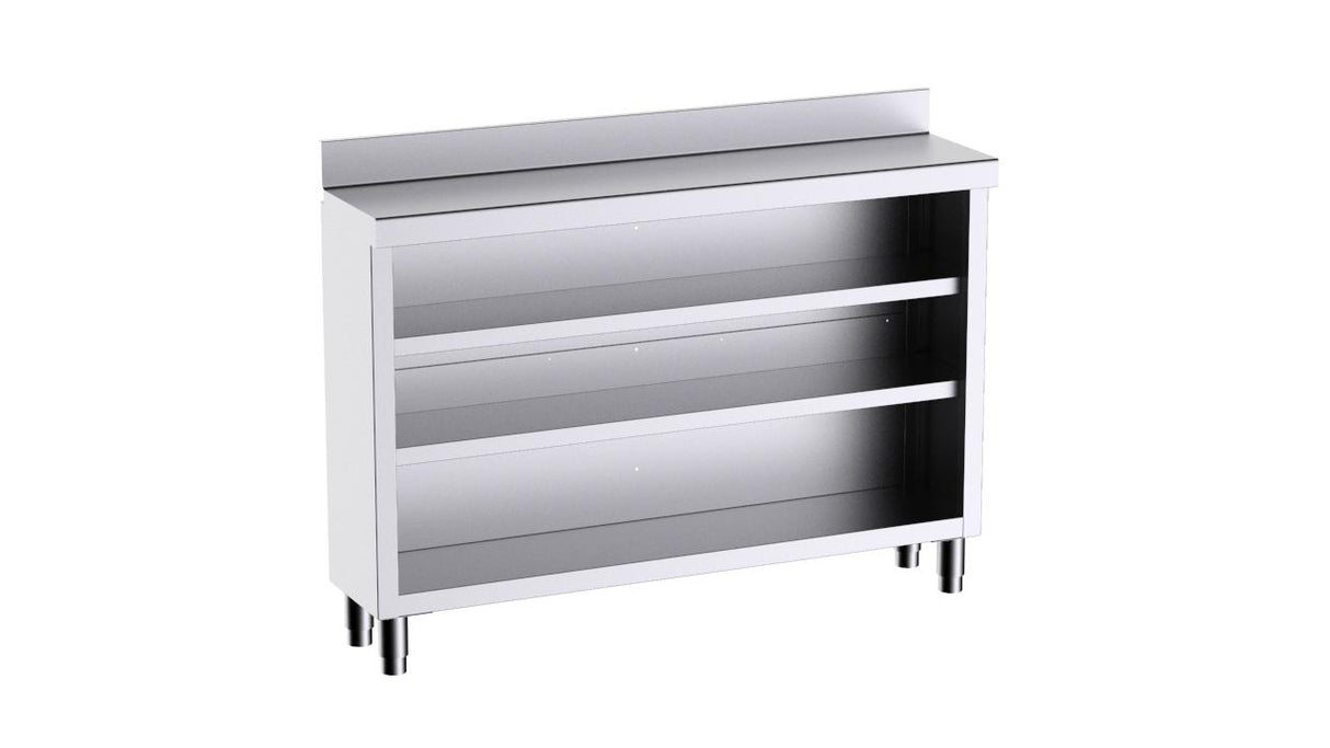 Table comptoir 1500x350x1050 2 étagères intermédiaires- DISTFORM - F3010123