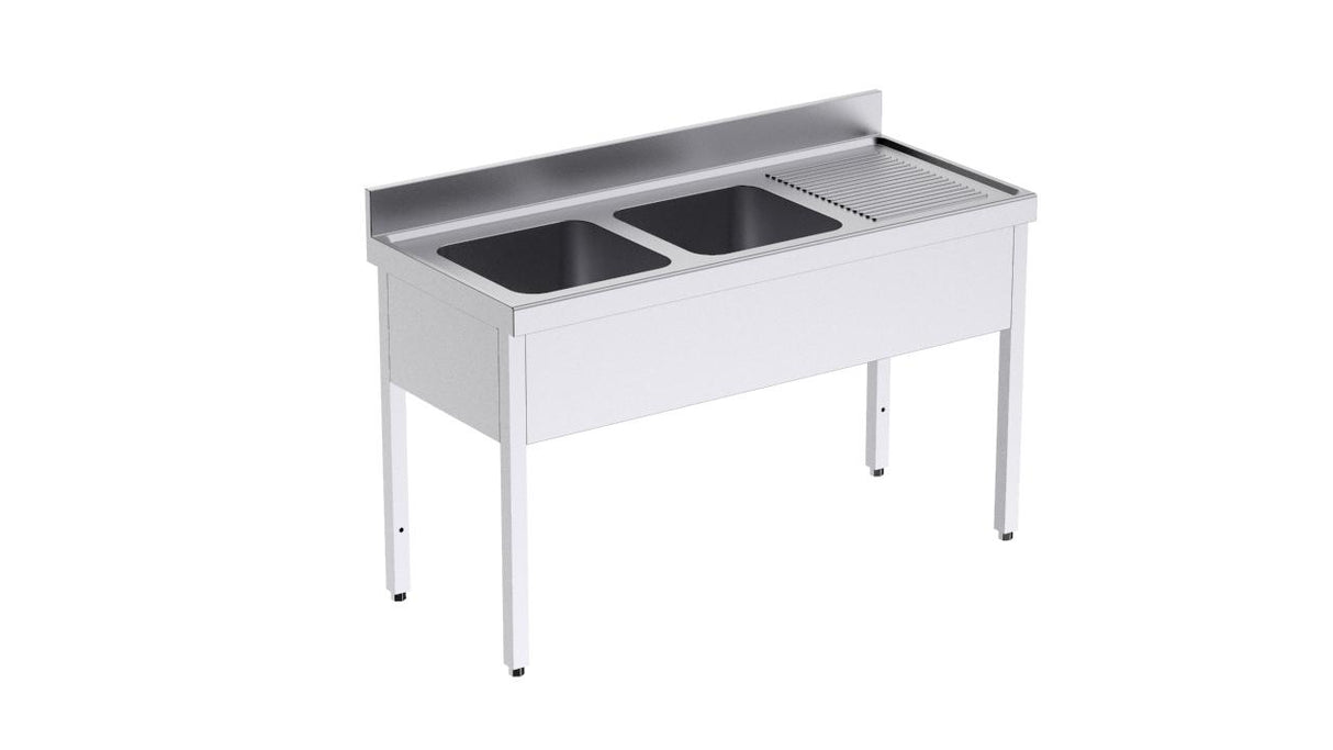Bâti avec plonge 1400x600 D double- DISTFORM - FBD06142