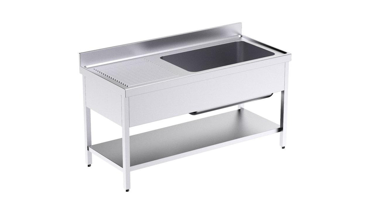 Bâti avec plonge GC 1600x700 G et étagère- DISTFORM - FBGIE716