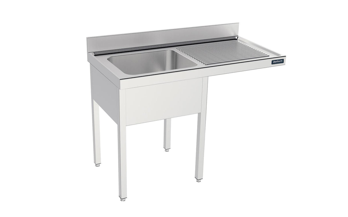 Plonge avec bâti 1200x550 G et espace pour lave-vaisselle- DISTFORM - FBI0L512