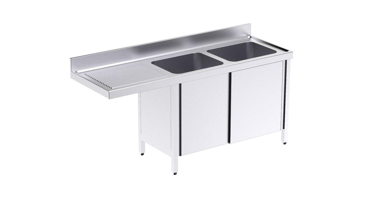 Plonge avec portes 1800x600 G et espace pour lave-vaisselle- DISTFORM - FBPIL618