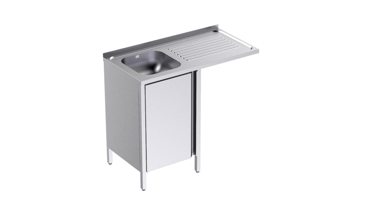 Plonge avec bâti, une porte et espace pour lave-verres, droite- DISTFORM - FBPLD510