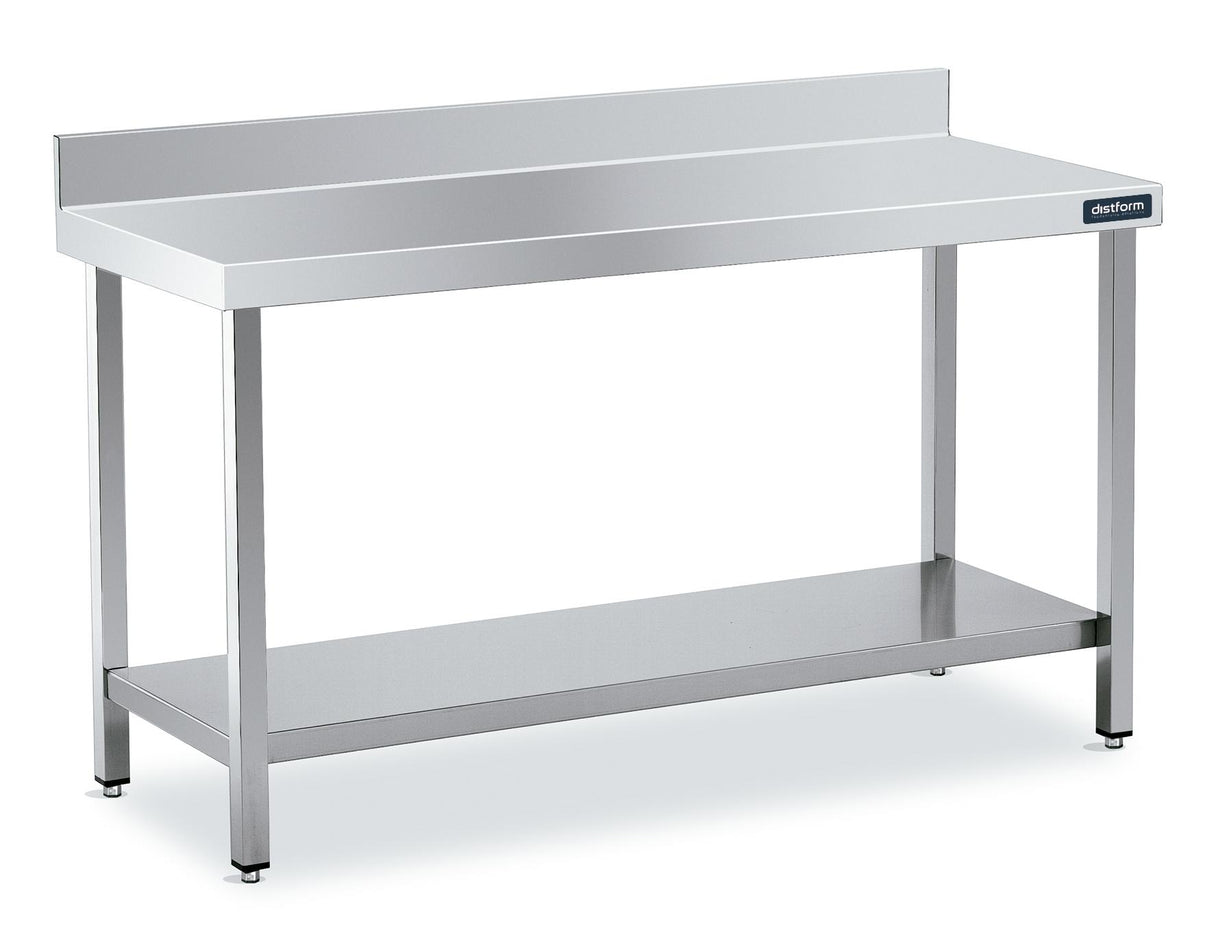 Table adossée 1100x900 avec étagère- DISTFORM - FM190110