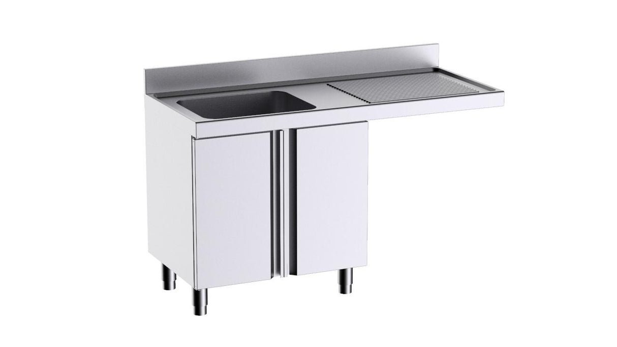 Module à portes avec plonge L146541D 1400x600 et espace pour lave-vaisselle- DISTFORM - FP9146LD