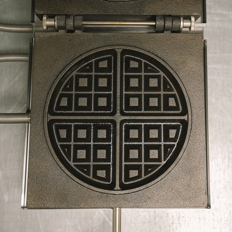 Gaufrier électrique ouverture 180° - basculement avant / arrière - Ronde - KRAMPOUZ