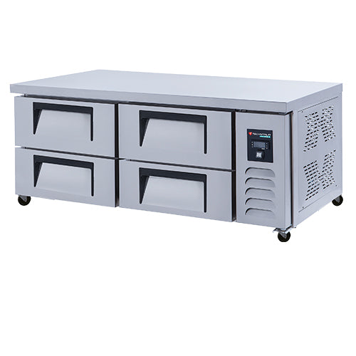 SOUBASSEMENT REFRIGERE NEGATIF - 4 TIROIRS - 220 L - LONGUEUR 1400