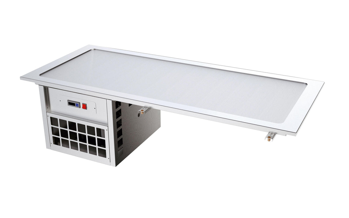 Plaque réfrigérée pour buffet 2 GN avec groupe- DISTFORM - PFG00002