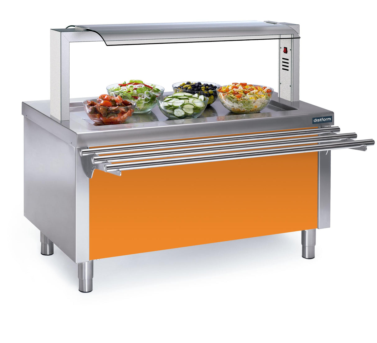 Panneau décoratif orange pour self 1000 finition unie- DISTFORM - S1020904