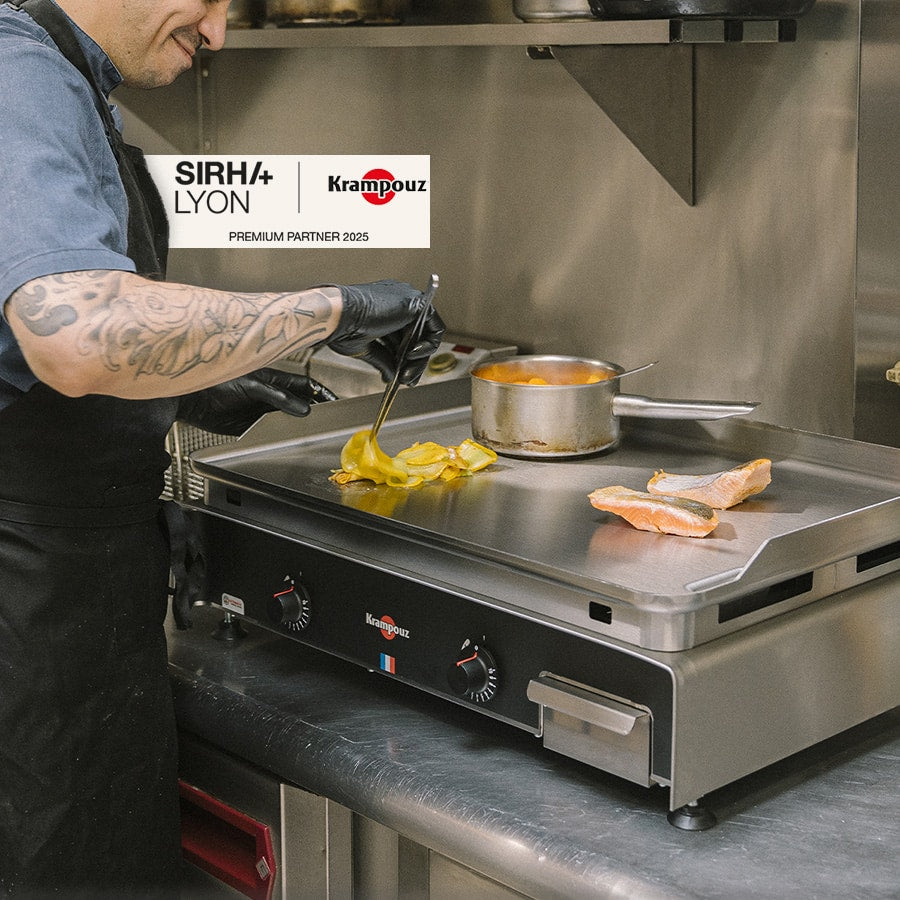 Plancha gaz confort 640 x 440 Automatic Control System - KRAMPOUZ
