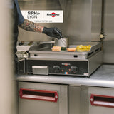 Plancha gaz confort profondeur 440 x 640 Automatic Control System - KRAMPOUZ