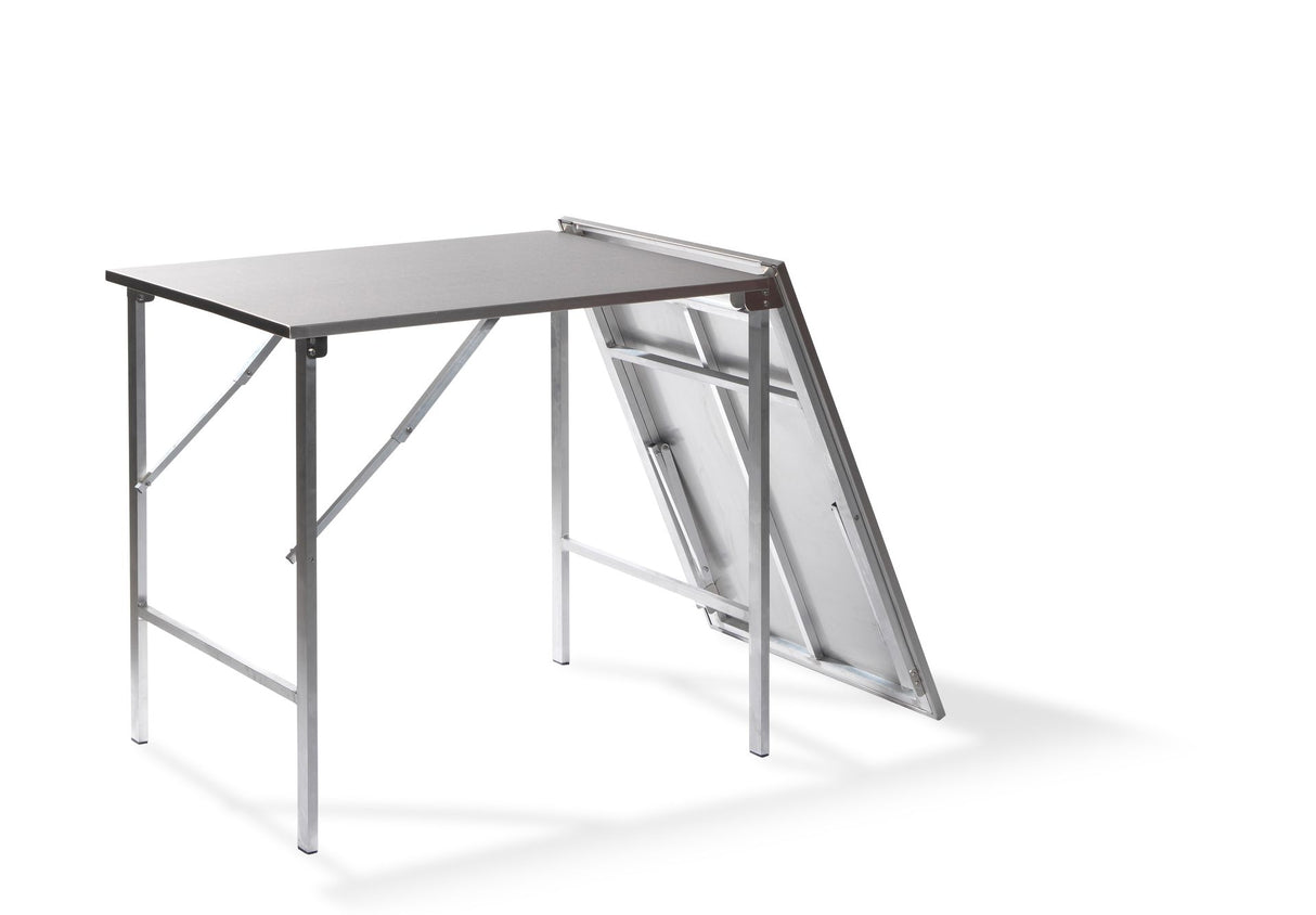 SOLID200 - Table de travail pliable en acier inoxydable 200x80x90 cm - VEBA - 1 pcs