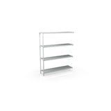 Rayonnage d'angle 1150x1370x400 4 niv - A1100-4P4 - CODIGEL