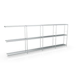 Rayonnage d'angle 5650x1370x400 3 niv - A51 - CODIGEL