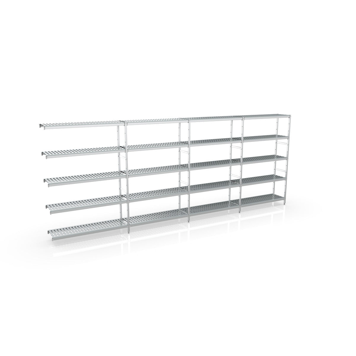 Rayonnage d'angle 5250x1970x500 5 niv - A827 - CODIGEL