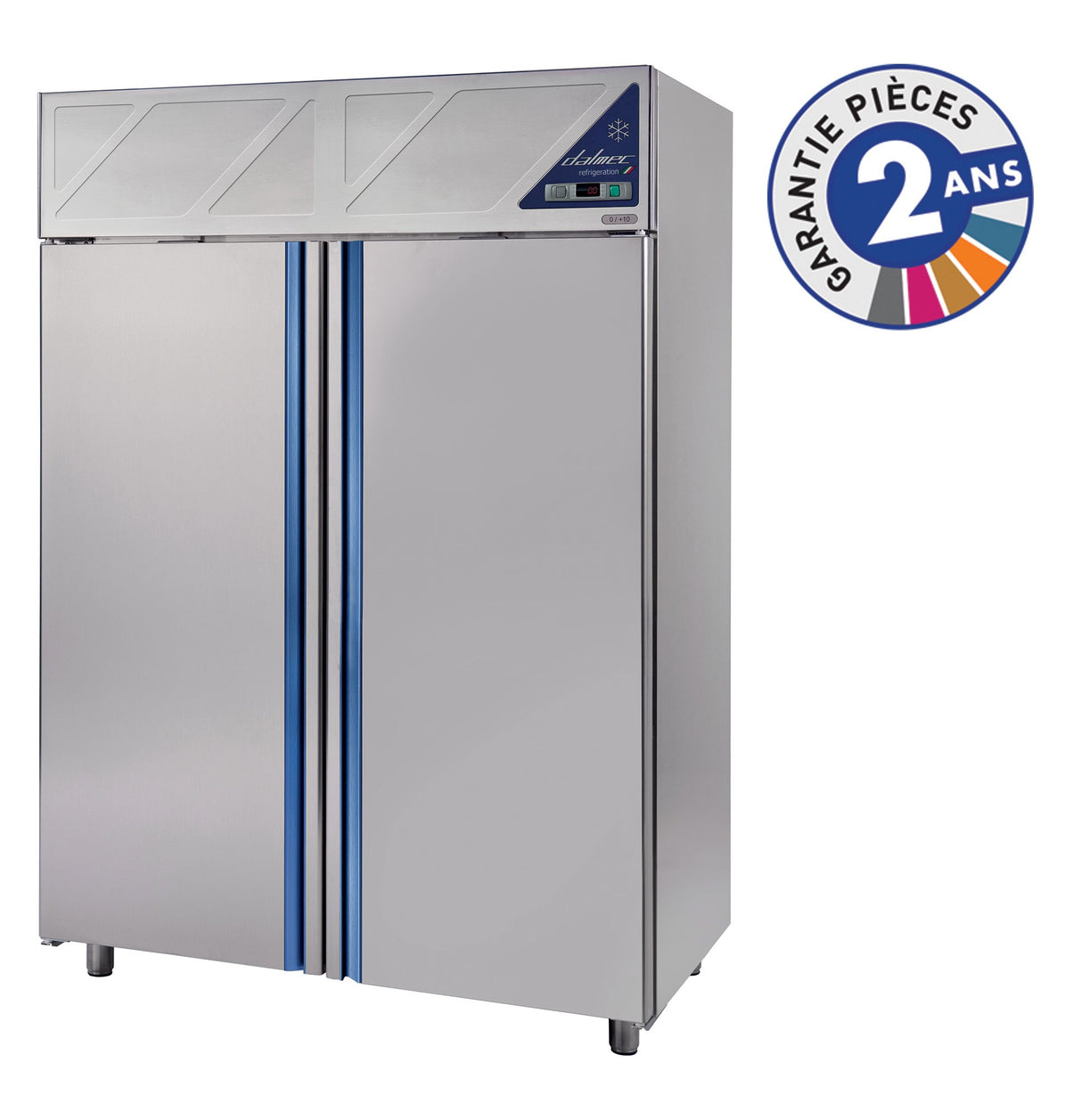 Armoire à pâtissières -2/+10°C - 2 portes pleines - 1400 L - DAP1400P-3 - Dalmec