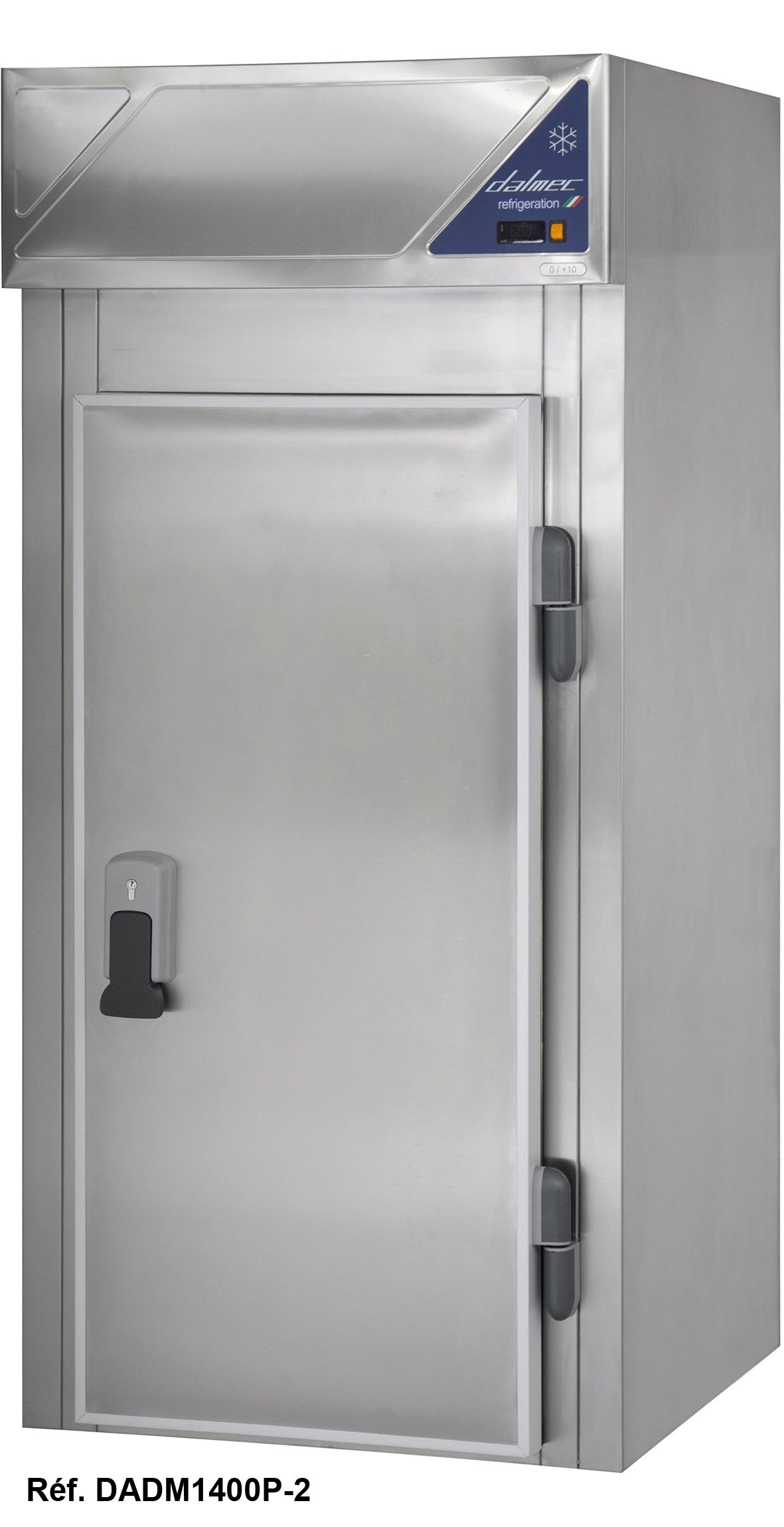 Armoire démontable positive 0/+10°C - 1400 L - 1 porte pleine - 1000 x 1000 - Tôle peinte en blanc - DADM1400PB-3 - Dalmec