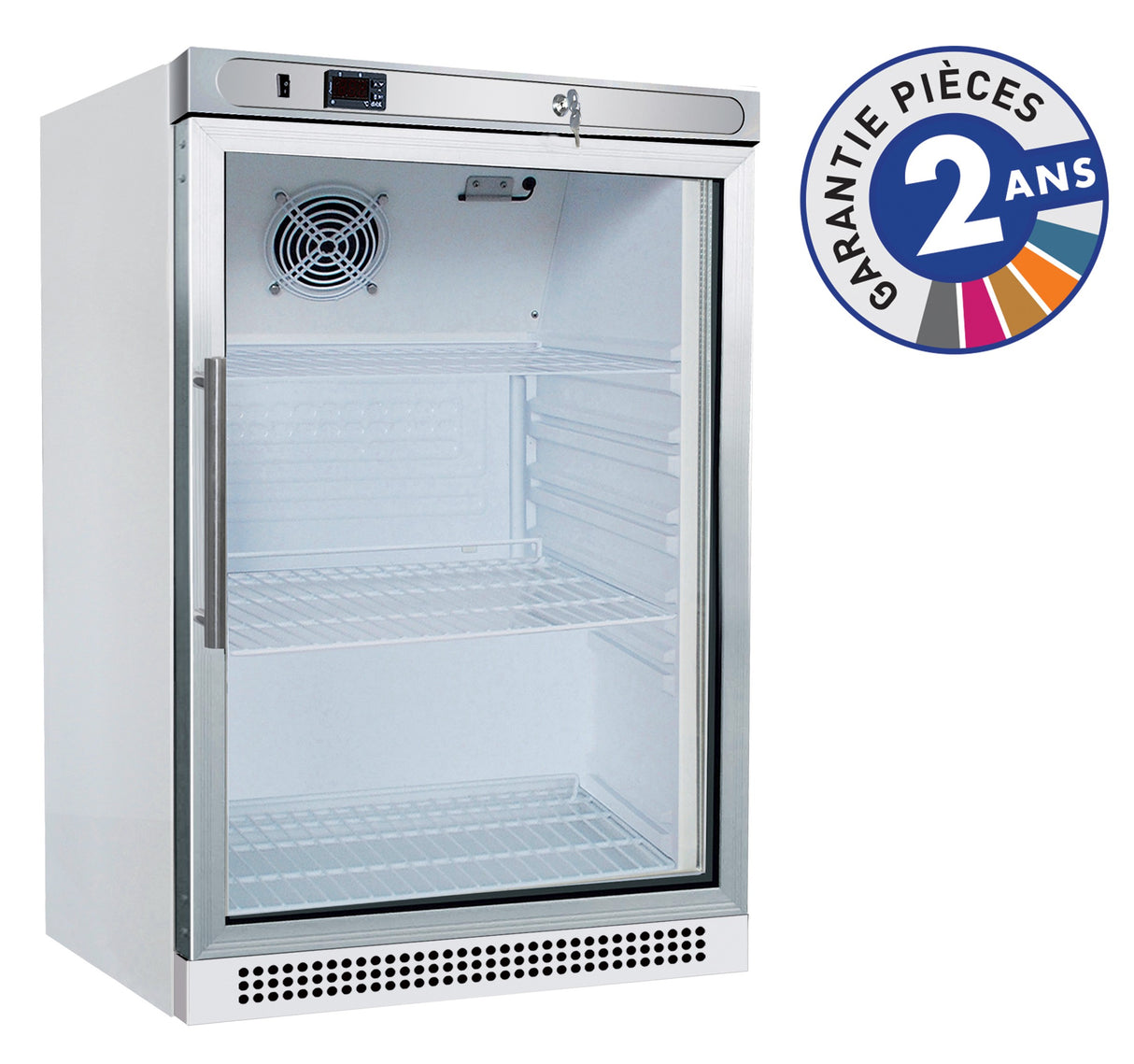 Armoire réfrigérée positive -2°C/+8°C - Laquée blanche - 1 porte vitrée - 100 L - A201TNV - Nosem