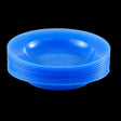 Assiettes - lot de 10 - bleu