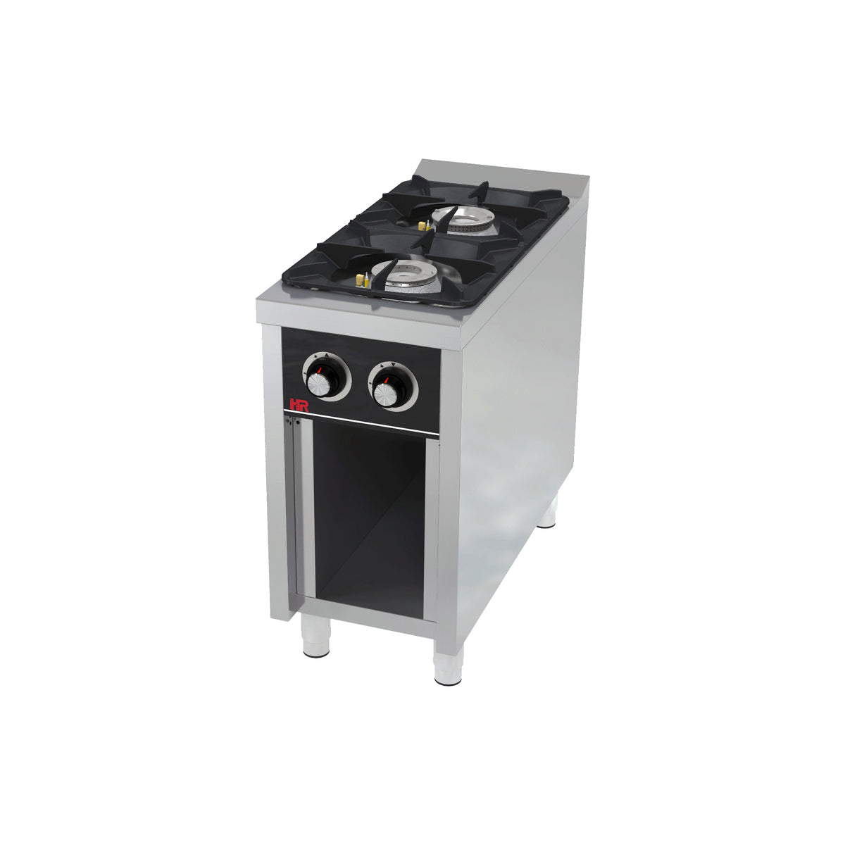Fourneau 2 feux vifs Série 900 sur placard - C2F900E - CODIGEL