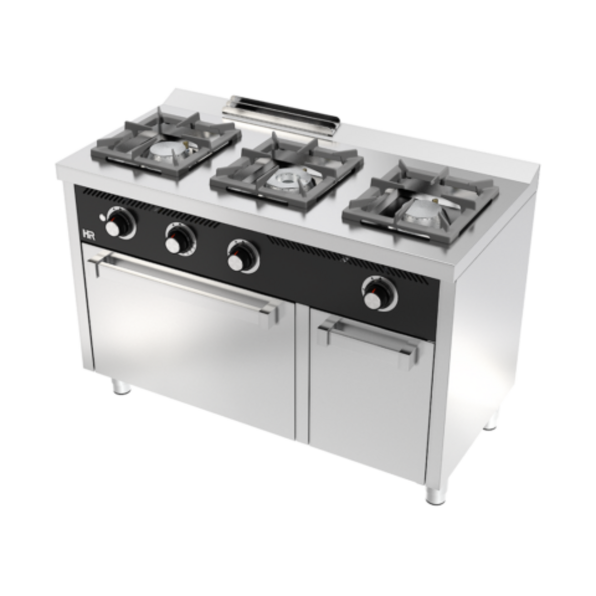 Fourneau 3 feux s/600 avec four á gaz  - C3F600H - CODIGEL