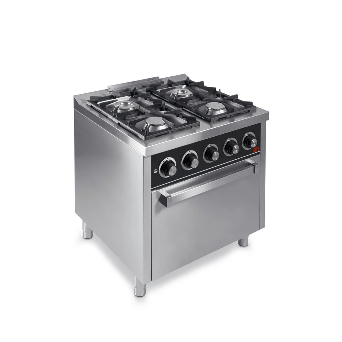Fourneau 4 feux vifs s/750  avec four á gaz  - C4F750H - CODIGEL