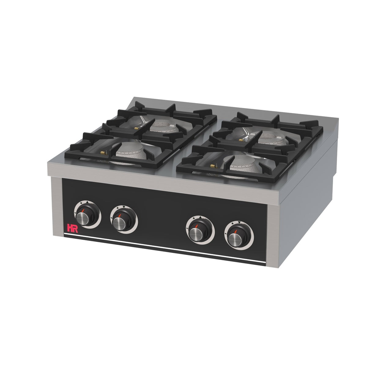 Fourneau 4 feux vifs s/750  á poser  - C4F750S - CODIGEL