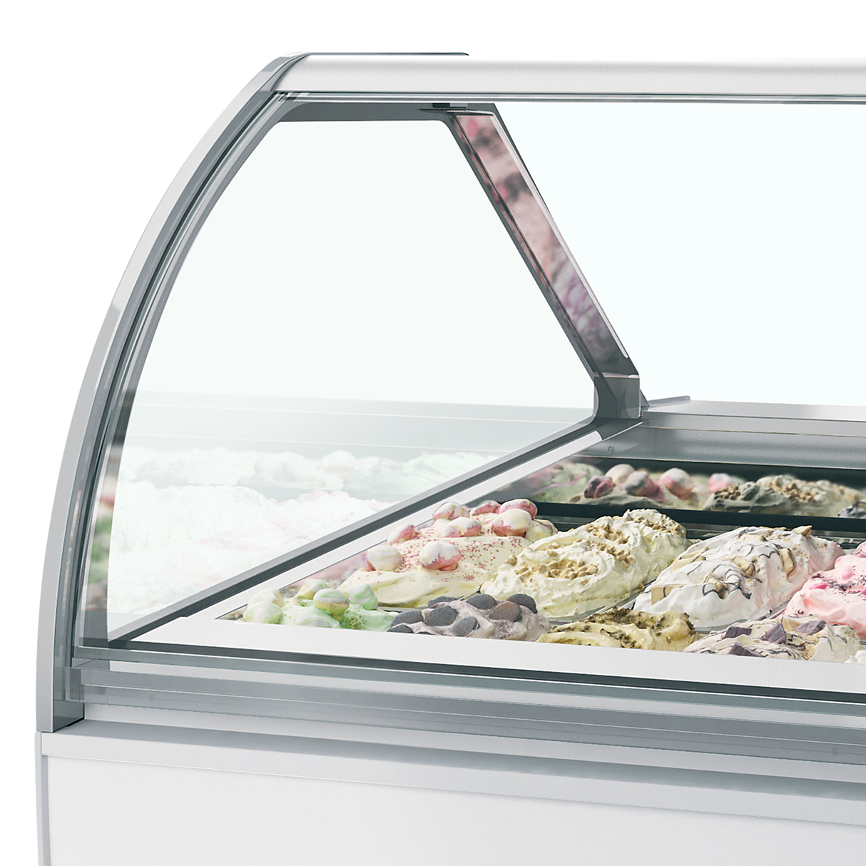 Vitrine ventilée pour glace en bac - MILLENNIUM LX16 - TEFCOLD