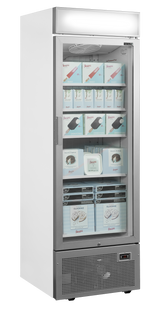 Congélateurs verticaux de vitrine - UFSC1450GCP NF Silver - TEFCOLD