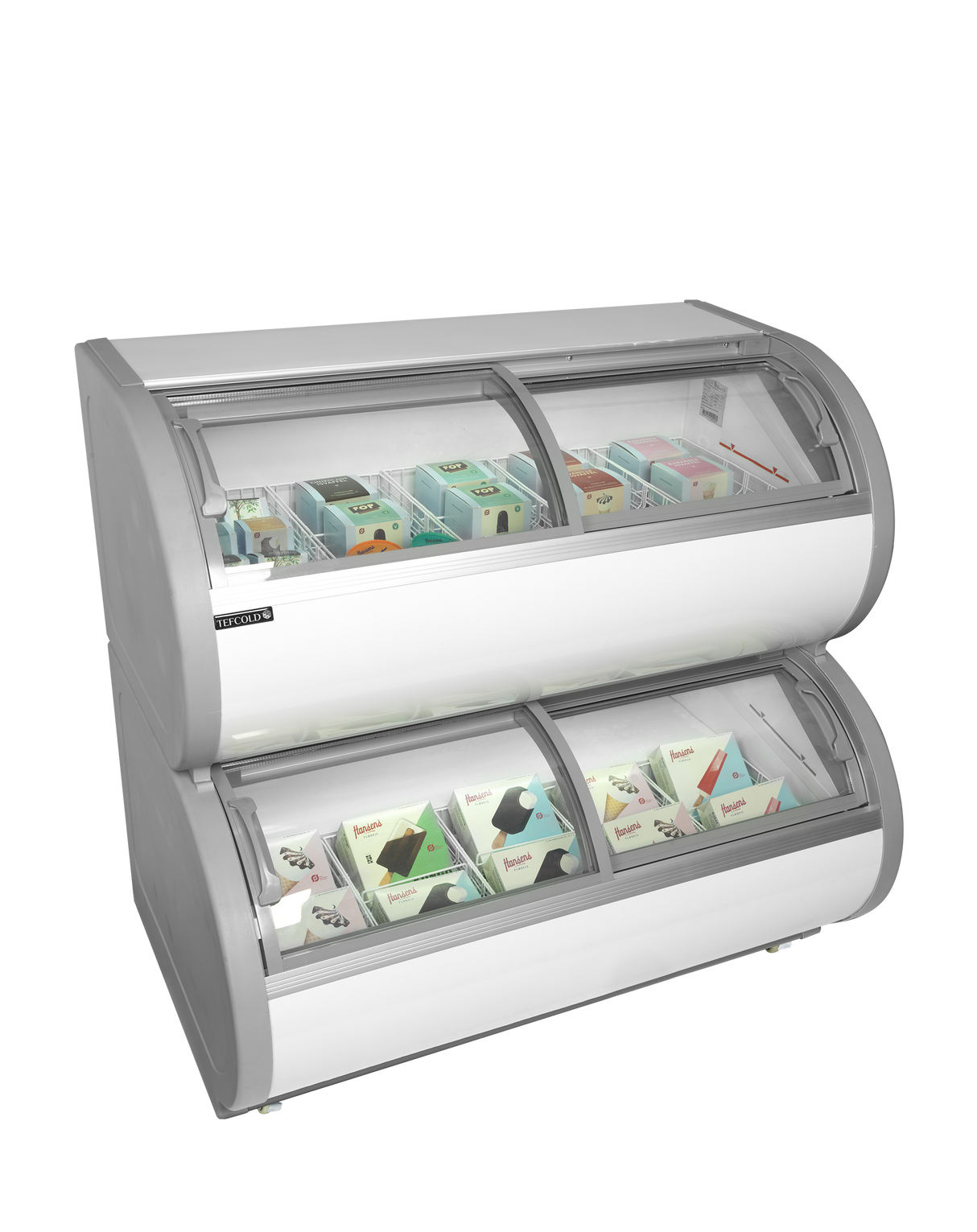 Vitrine froid négatif à deux niveaux - TD500 - TEFCOLD