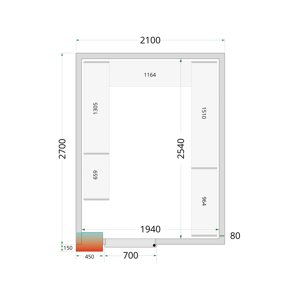 CRPF2127 - Shelf Rack System Kit
