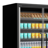 Vitrine réfrigérée pour supermarché - Galaxy+ GP10FGD Black - TEFCOLD