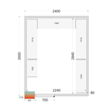Chambre froide - CRPF2430 - TEFCOLD