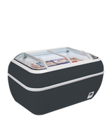 Congélateur de supermarché gris - TWIN HEAD A-F - TEFCOLD