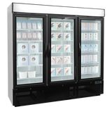 Congélateurs verticaux de vitrine - NF7500G - TEFCOLD